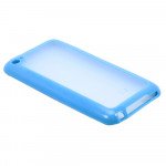 Wholesale Apple iPod Touch 4 Gummy Case (Blue)